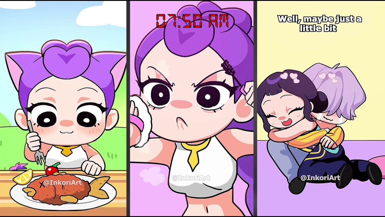 Jinu and Rumi Compilation – What do Rumi and Jinu do before every date | Demon Slayer Kpop