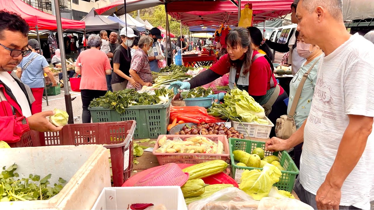 Malaysia Morning Market Tour | Pasar Pagi Lenggong, Perak 2023