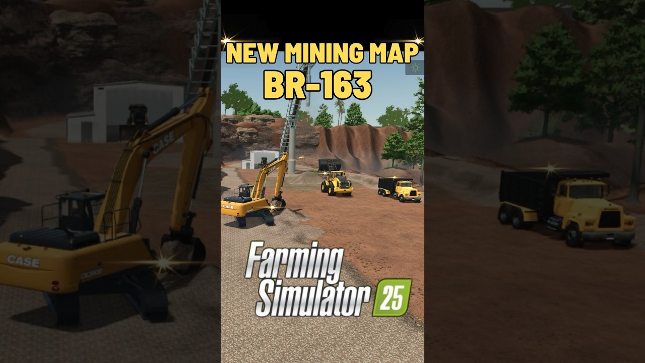 New Mining Map For Consoles BR-163 in Farming Simulator 25 