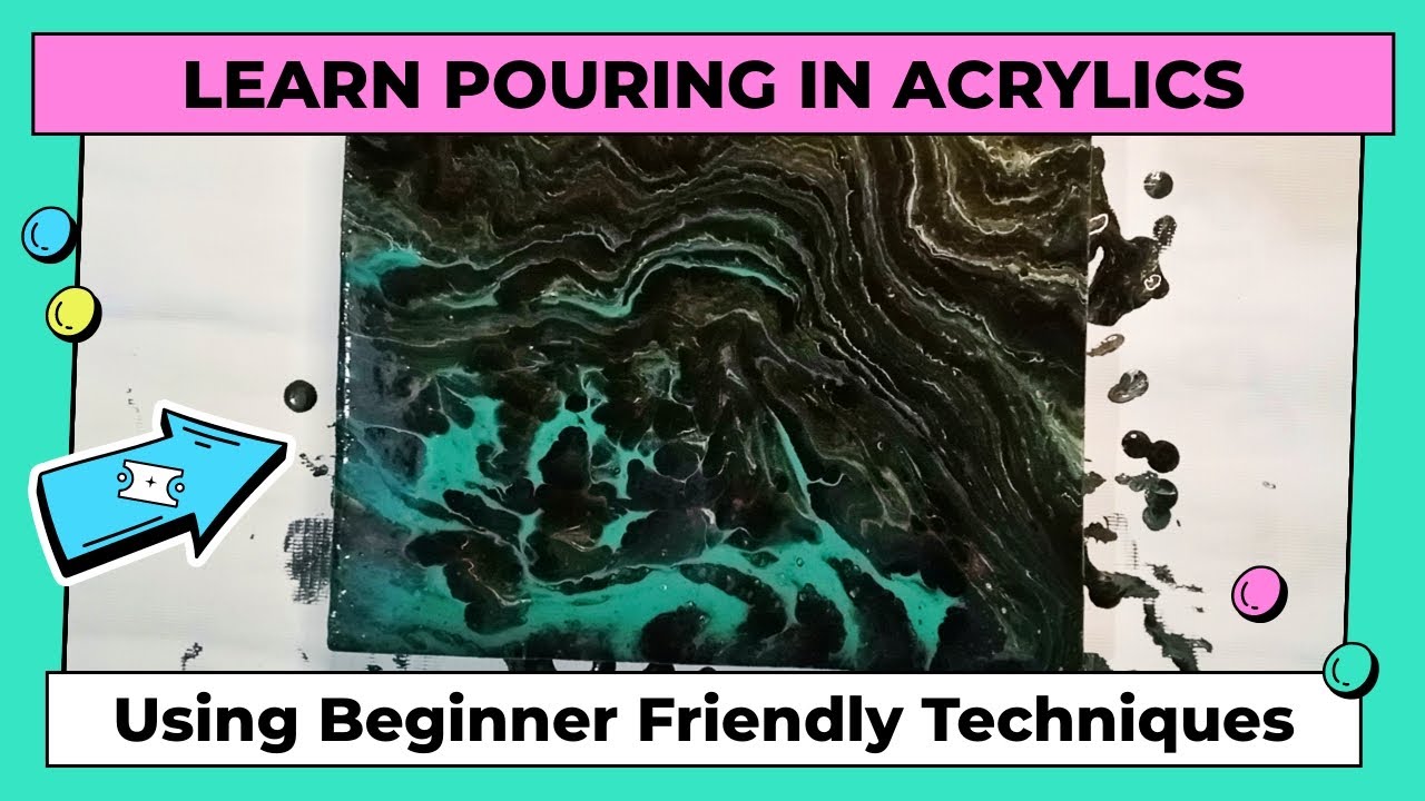 Acrylic Pouring | Acrylic Painting For Beginners