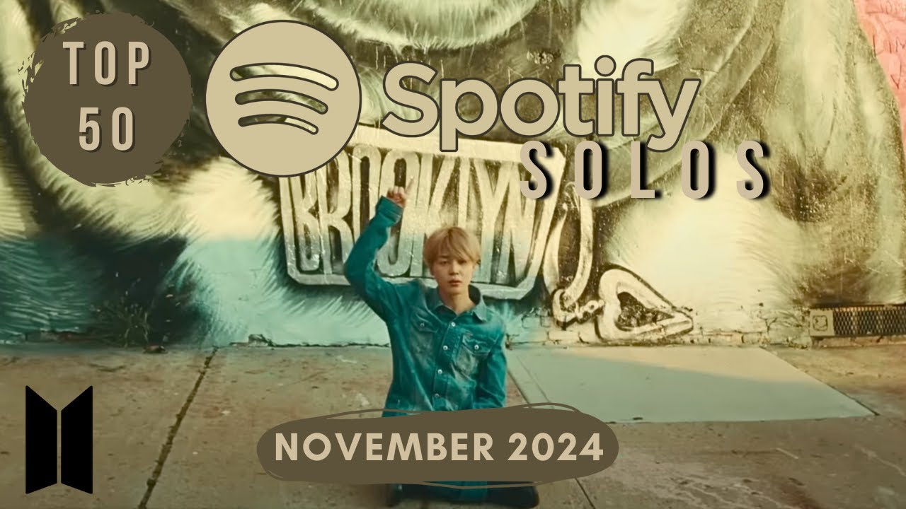 [TOP 50] MOST STREAMED BTS SOLO SONGS ON SPOTIFY | November 2024