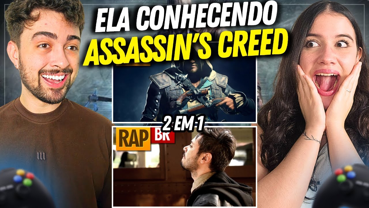 2 em 1 Rap do Assassin's Creed | Tauz Oficial React