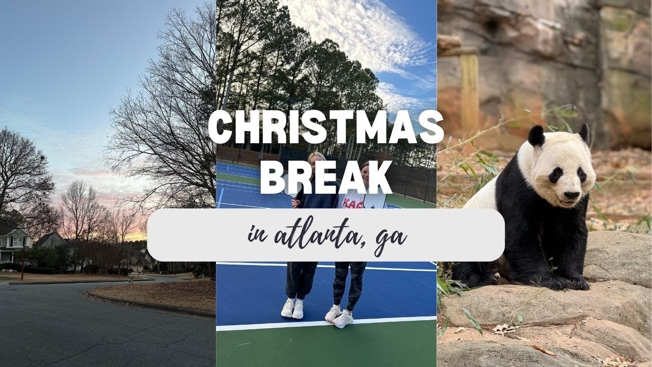 CHRISTMAS IN ATL | pickleball tournament, ATL zoo, + christmas haul