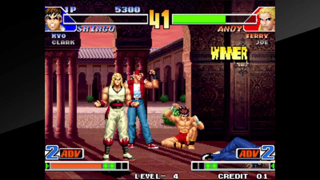 ps4暖機中玩個Kof98