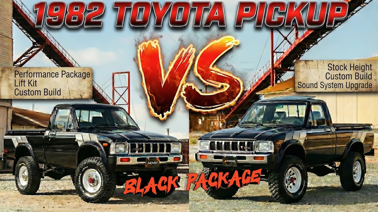 1982 Toyota SR5 Black Package Comparison | Two Custom Restorations | SoCal Vintage Collection