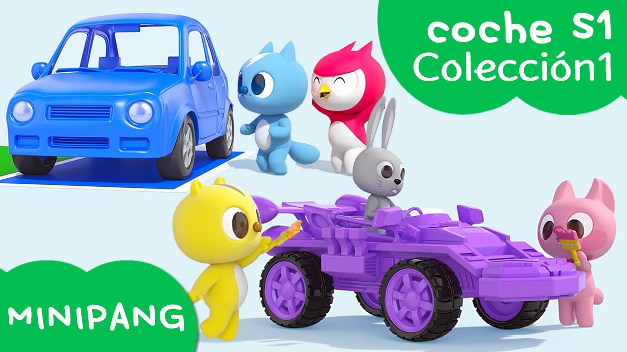 Aprende palabras con MINIPANG | coche S1 Colección2  | MINIPANG TV 3D Play