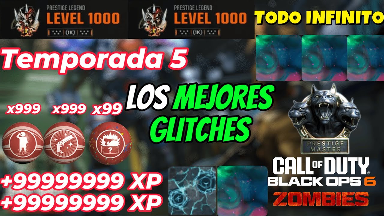 LOS MEJORES GLITCHES DE BO6 ZOMBIES TEMPORADA 5 (GLITCHES TODO INFINITO)