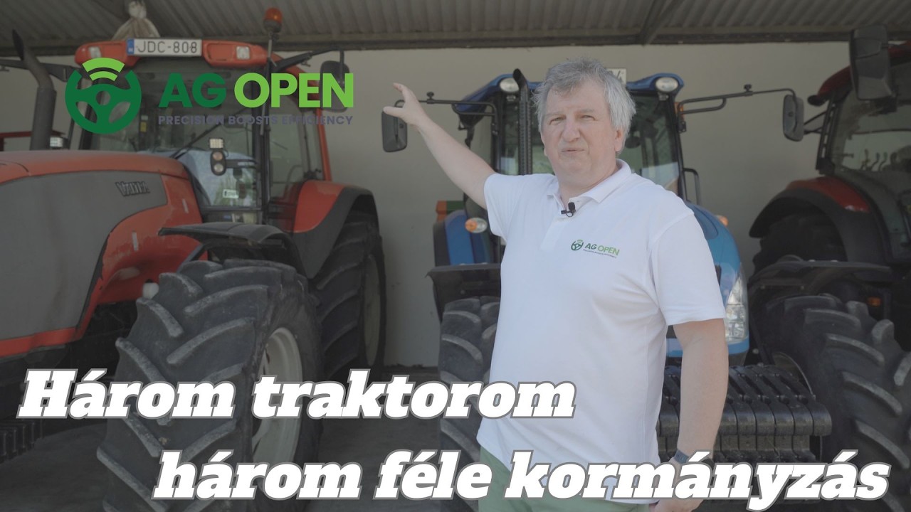 AgOpen automata kormányzás bemutatása - közös történetünk