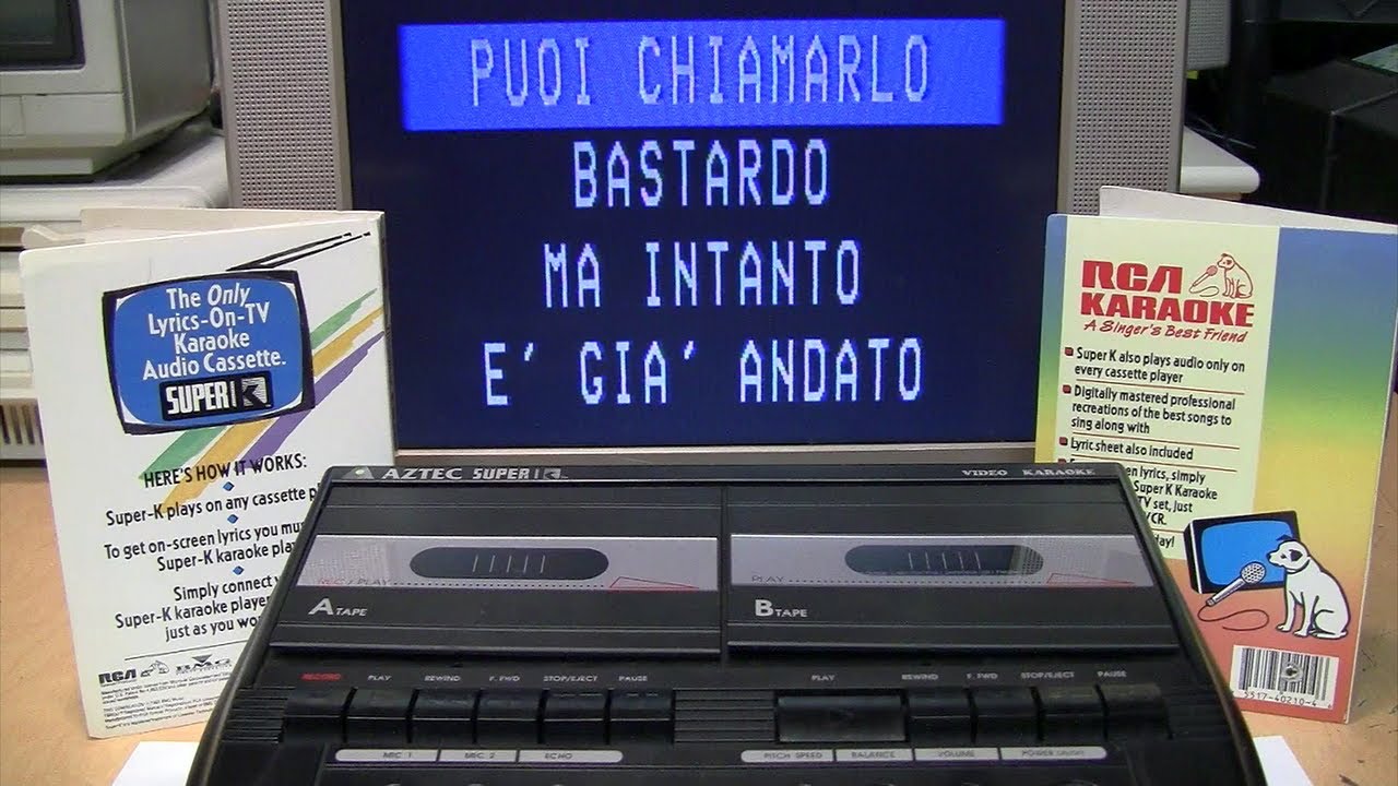 Super K - Video lyrics from an audio cassette