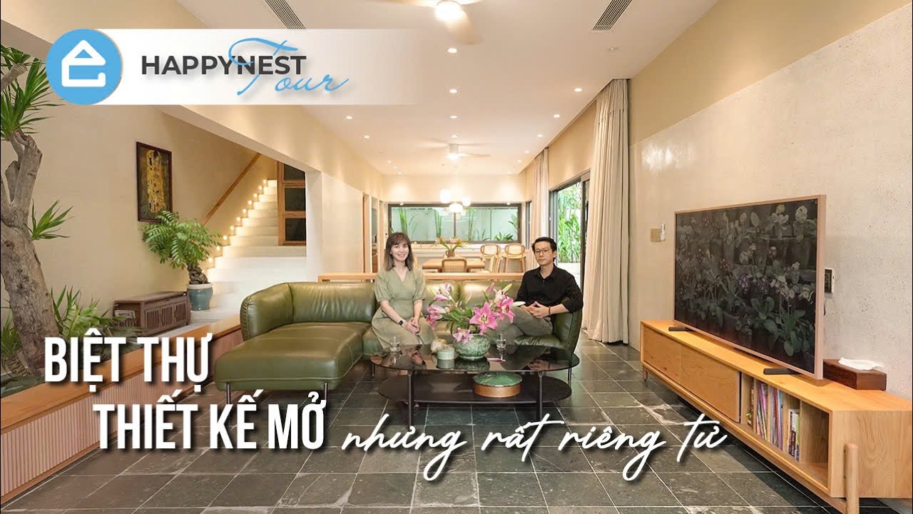 Biệt thự song lập thiết kế MỞ TỐI ĐA nhưng lại rất RIÊNG TƯ | Happynest Tour