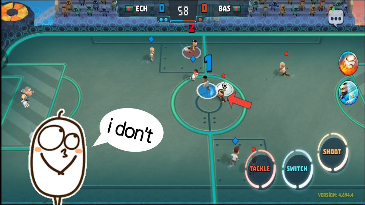 I punched my opponent in a football match.