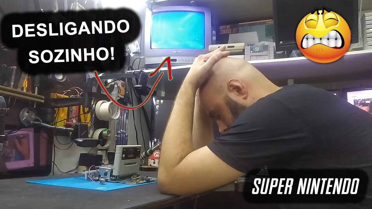 Meu SNES desliga sozinho!