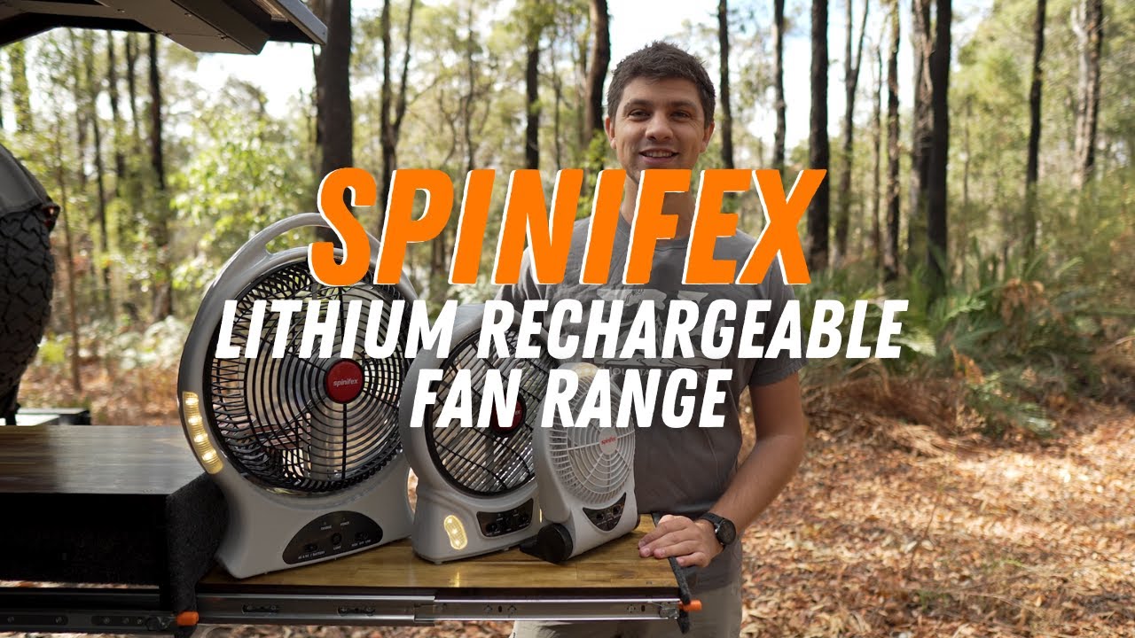 Spinifex Lithium Rechargeable Fan Range | Camping | Anaconda Stores
