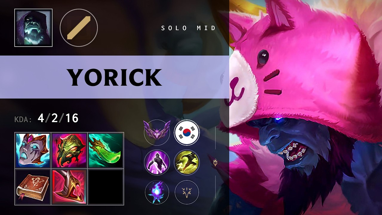 Yorick Mid vs Sylas - KR Master Patch 26.13