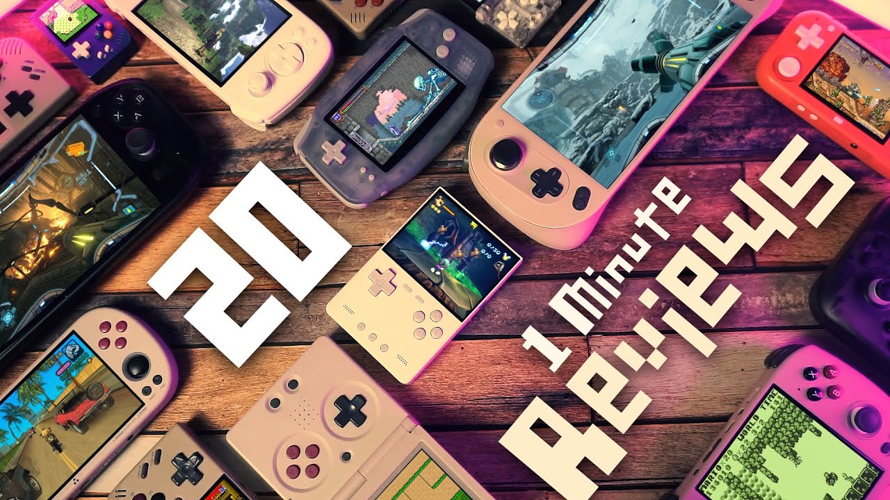20 Handheld Reviews. 1 Minute Each.