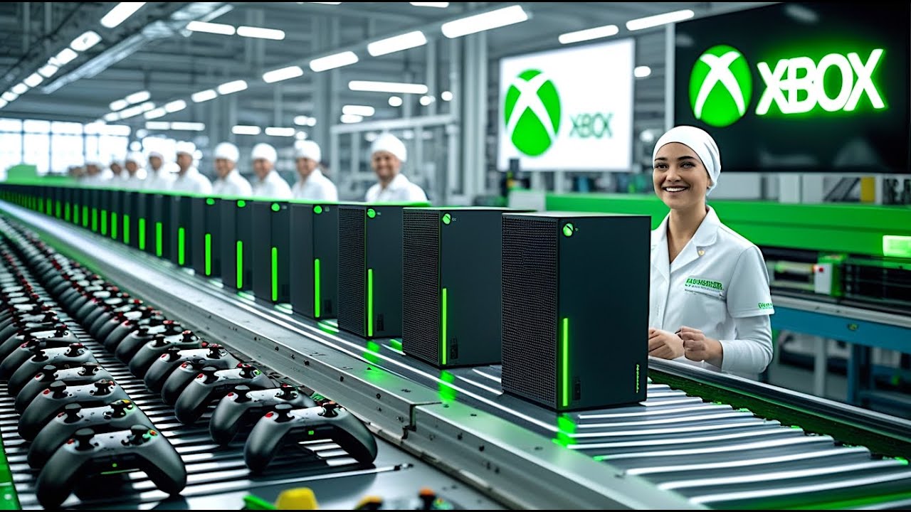 Как Xbox производится на фабрике
