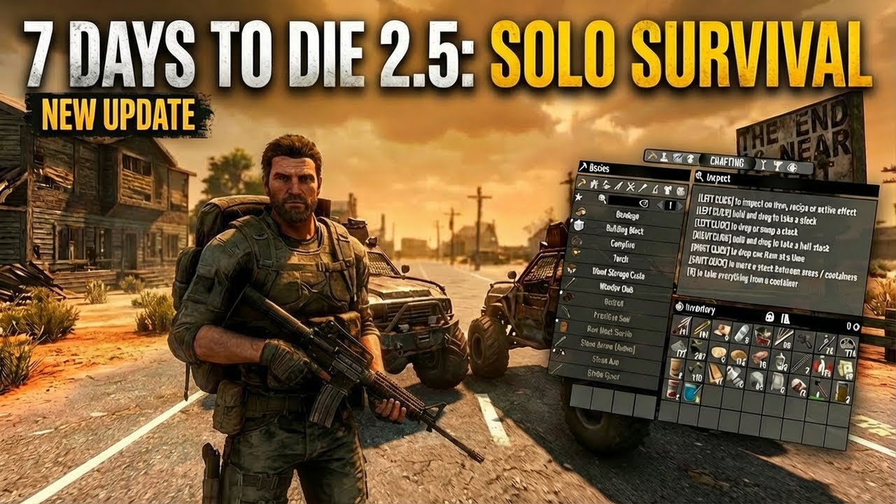 7 Days to Die 2.5 Update - solo Survival