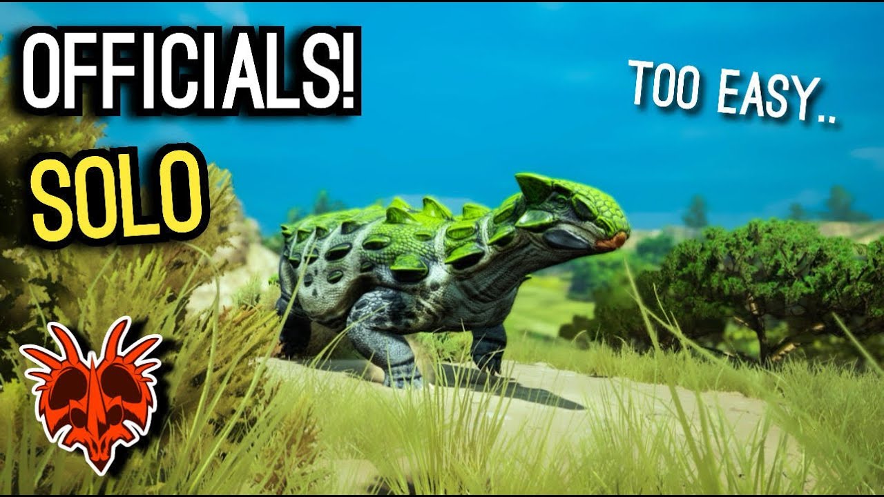 Solo Official servers are TOO EASY for Anodontosaurus! Path Of Titans Official servers ( KOS++)