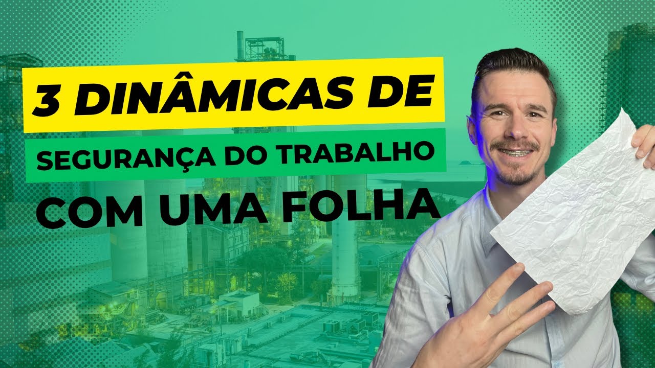 Dinâmica para dds e SIPAT | segurança do trabalho