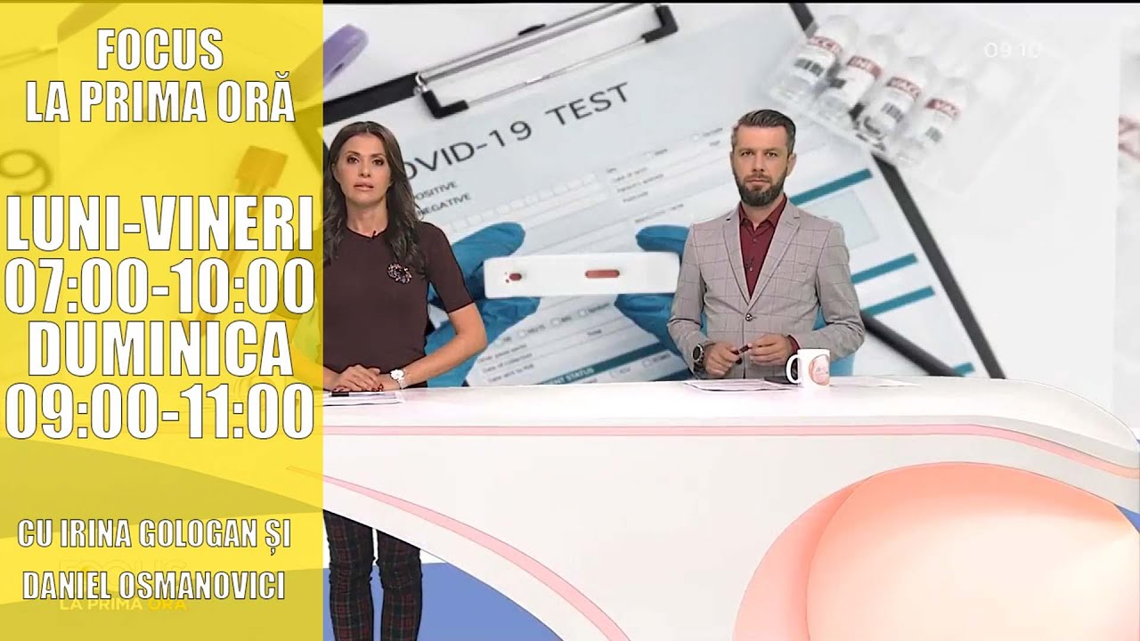 FOCUS LA PRIMA ORĂ 29 SEPTEMBRIE 2021