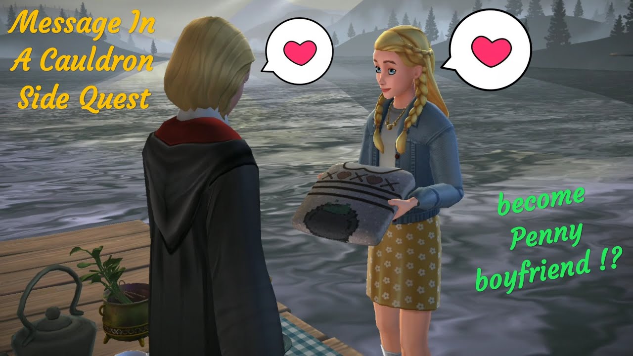 Message In A Cauldron Side Quest Exclusive With Penny Harry Potter Hogwarts Mystery