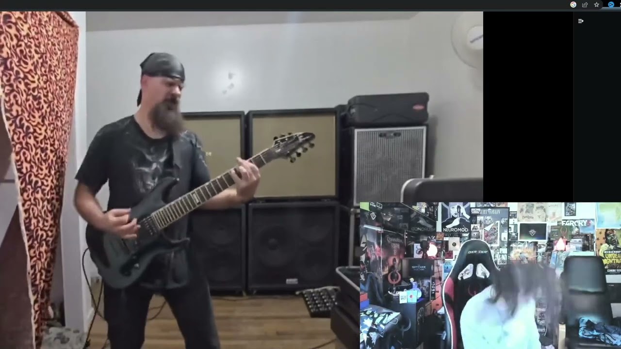 #aeWinD Head-banging to #Hellspawn playing Korn - Blind kick.com/hellspawn