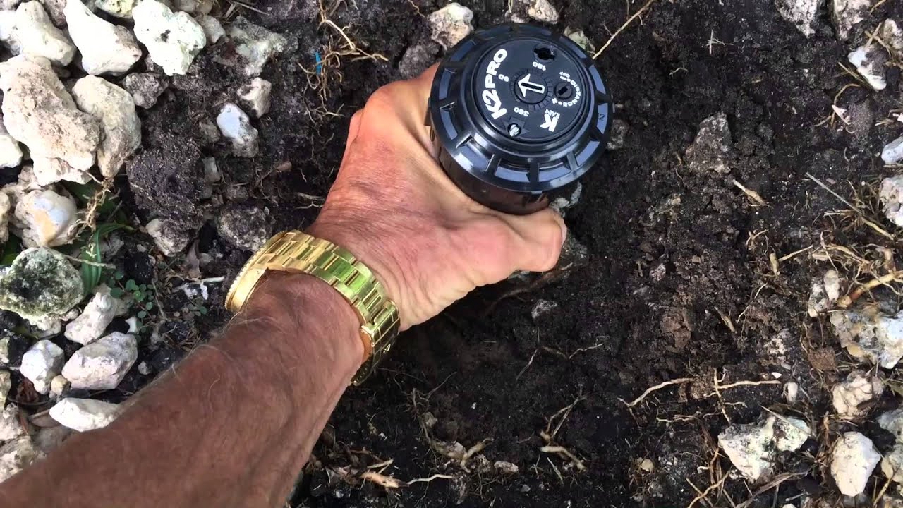 How to install a K2 sprinkler