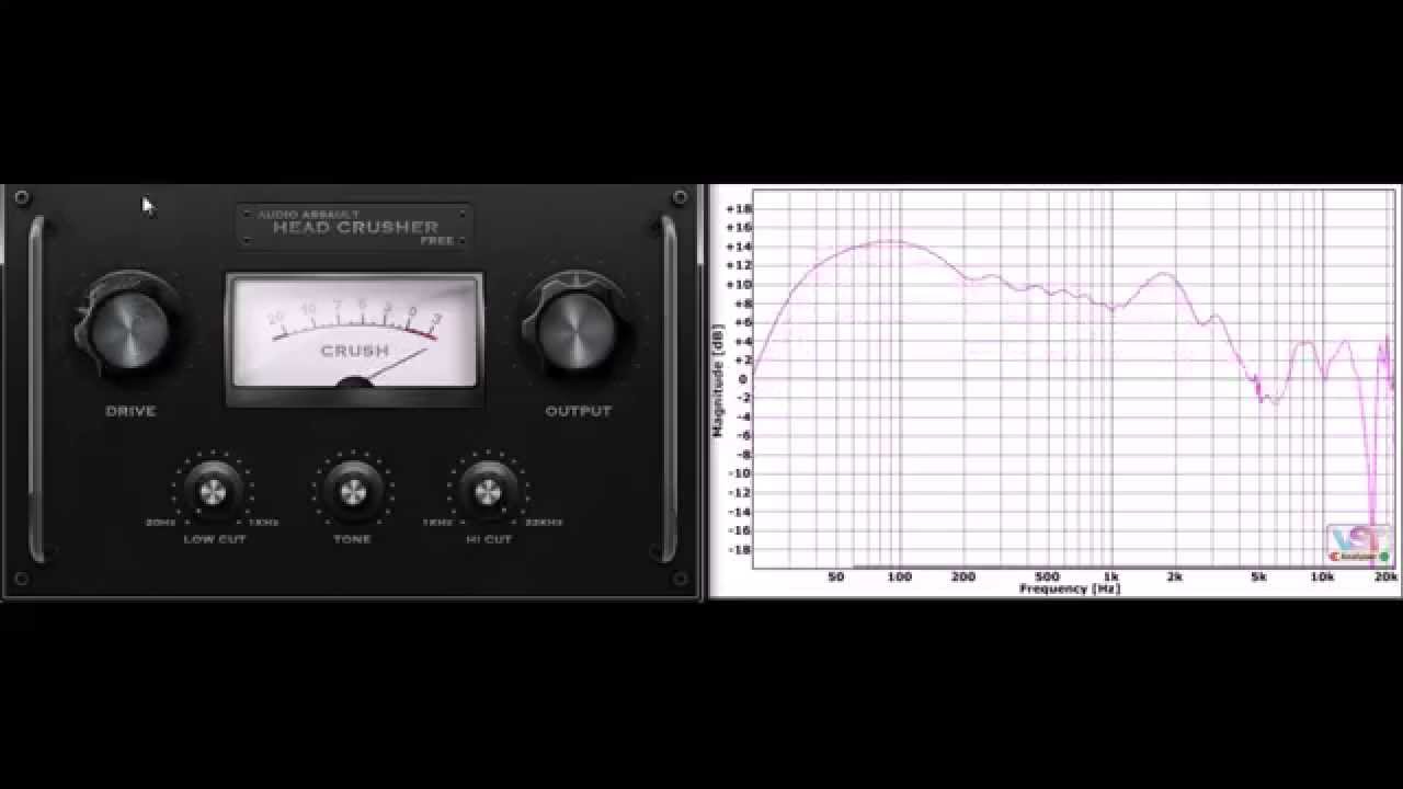 Head Crusher (VST Plugin Analyser) by Audio Assault