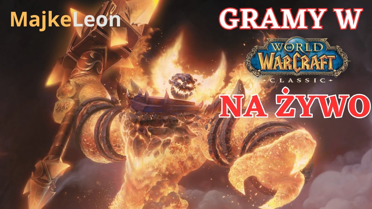 WORLD OF WARCRAFT CLASSIC LIVE PL - Anniversary Edition - Leonsjo Idzie Po 20 🔴 [NA ŻYWO]