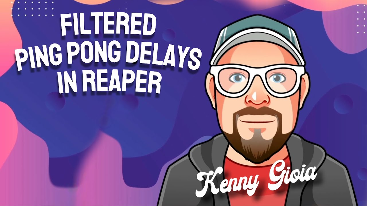 Filtered Ping Pong Delays in REAPER