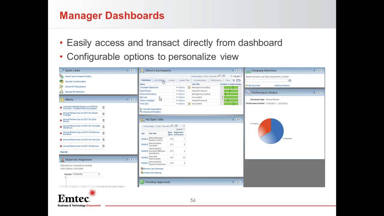 PeopleSoft HCM 9.2 is here! A Whole New User Experience |Webinar | Emtec Inc