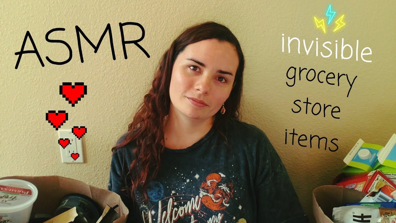 ASMR Invisible The Grocery Store Items! (Soft Spoken, Tapping, And Other Sounds)