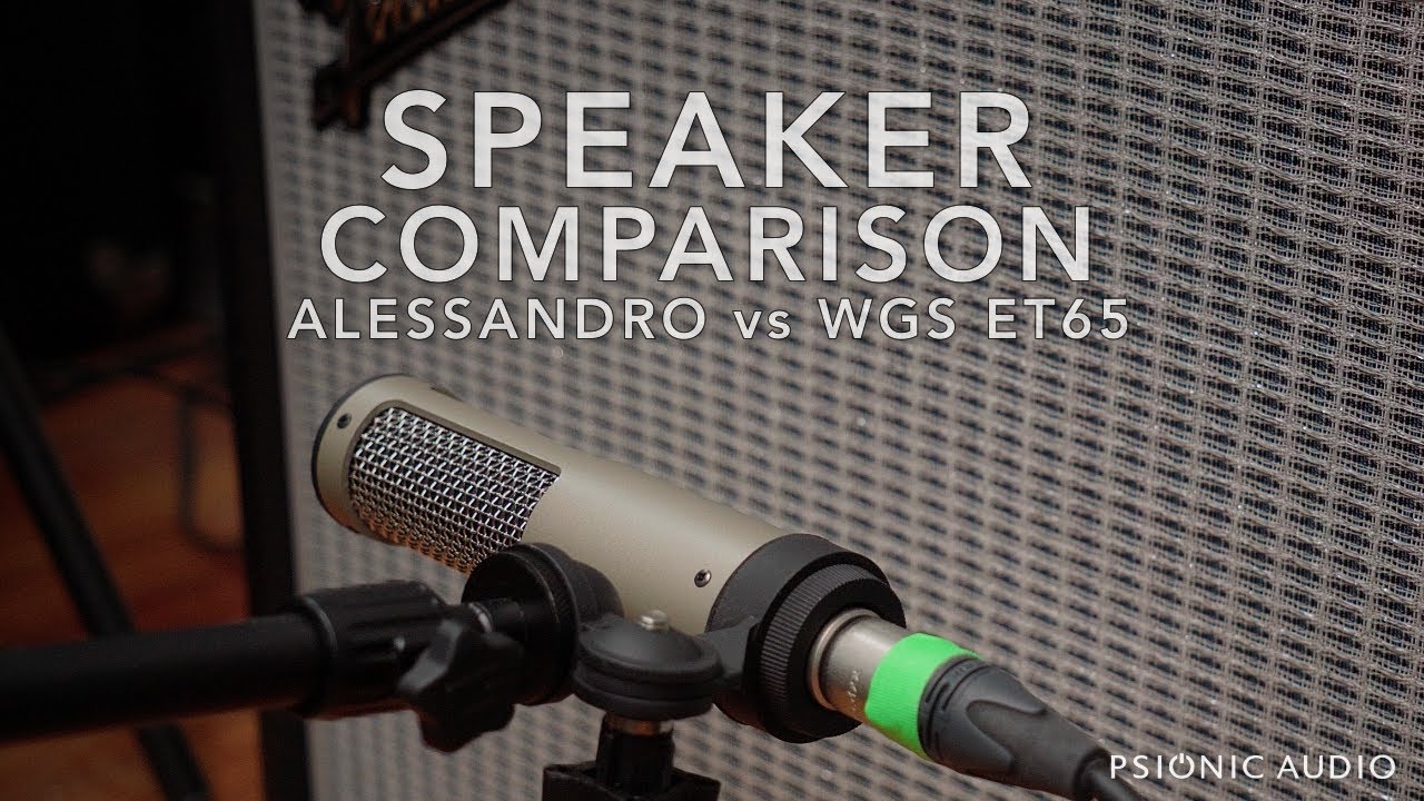 Speaker Comparison | Alessandro vs WGS ET65