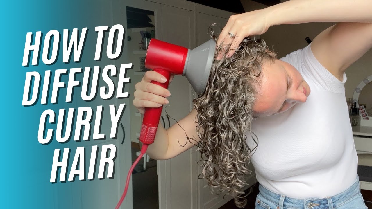How to diffuse curly hair