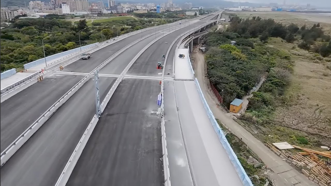 2026.03.21  淡江大橋   各區施工概況觀察 空拍 LIVE 直播