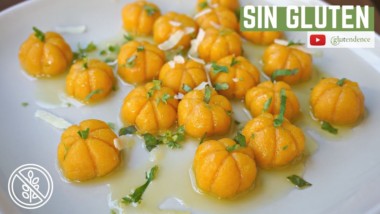 ÑOQUI O GNOCCHI DE CALABAZA (SIN GLUTEN, SIN LACTOSA Y SIN HUEVO)