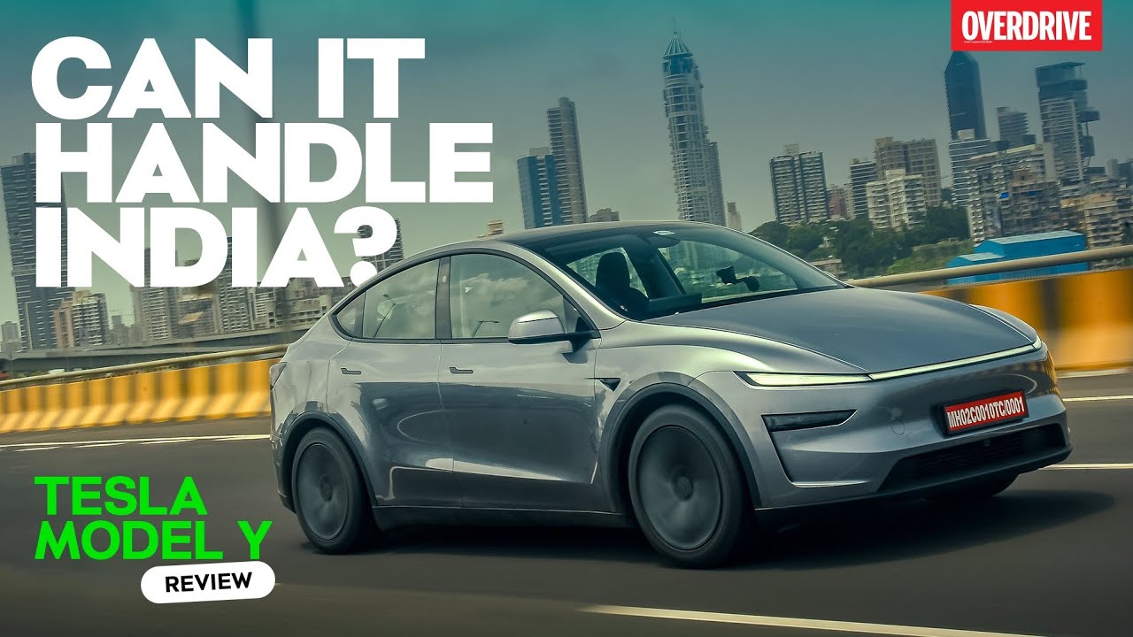 2025 Tesla Model Y Review India - The iPhone of Cars | OVERDRIVE