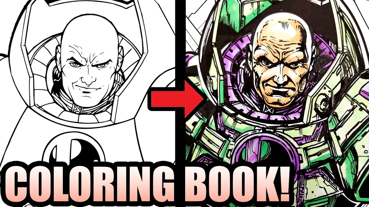 🔥DC COMICS ARTIST INKS & COLORS a 🎨 COLORING BOOK! (SATISFYING!)