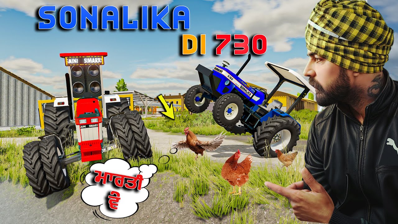 Swaraj 963 Da Excel Tutea | Sonalika Di 730 Wala Stunt | Tractor Stuck | Dhaliwal Gaming