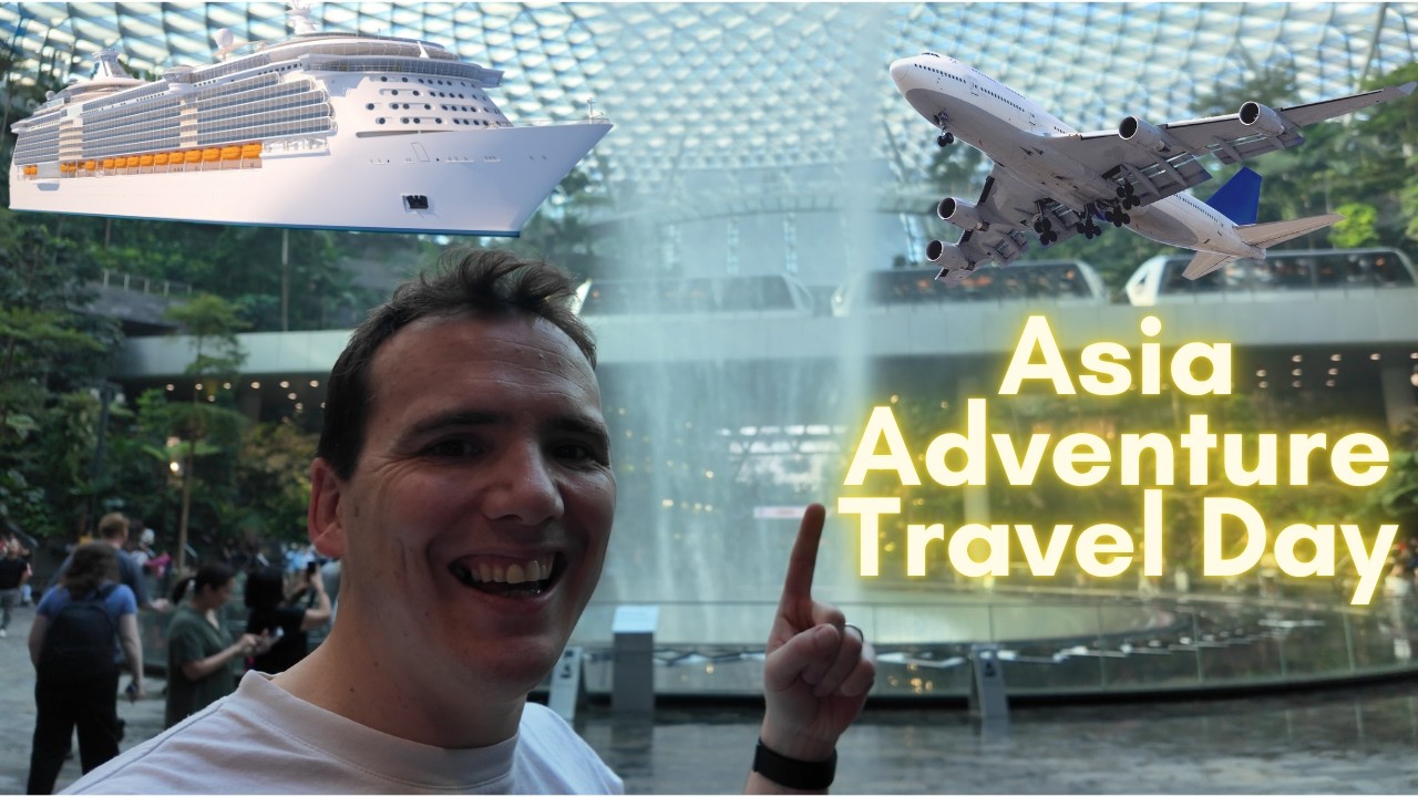 First Stop: Singapore! | Vlog Series Kicks Off | Air France Business class | Asia Cruise Travel Day