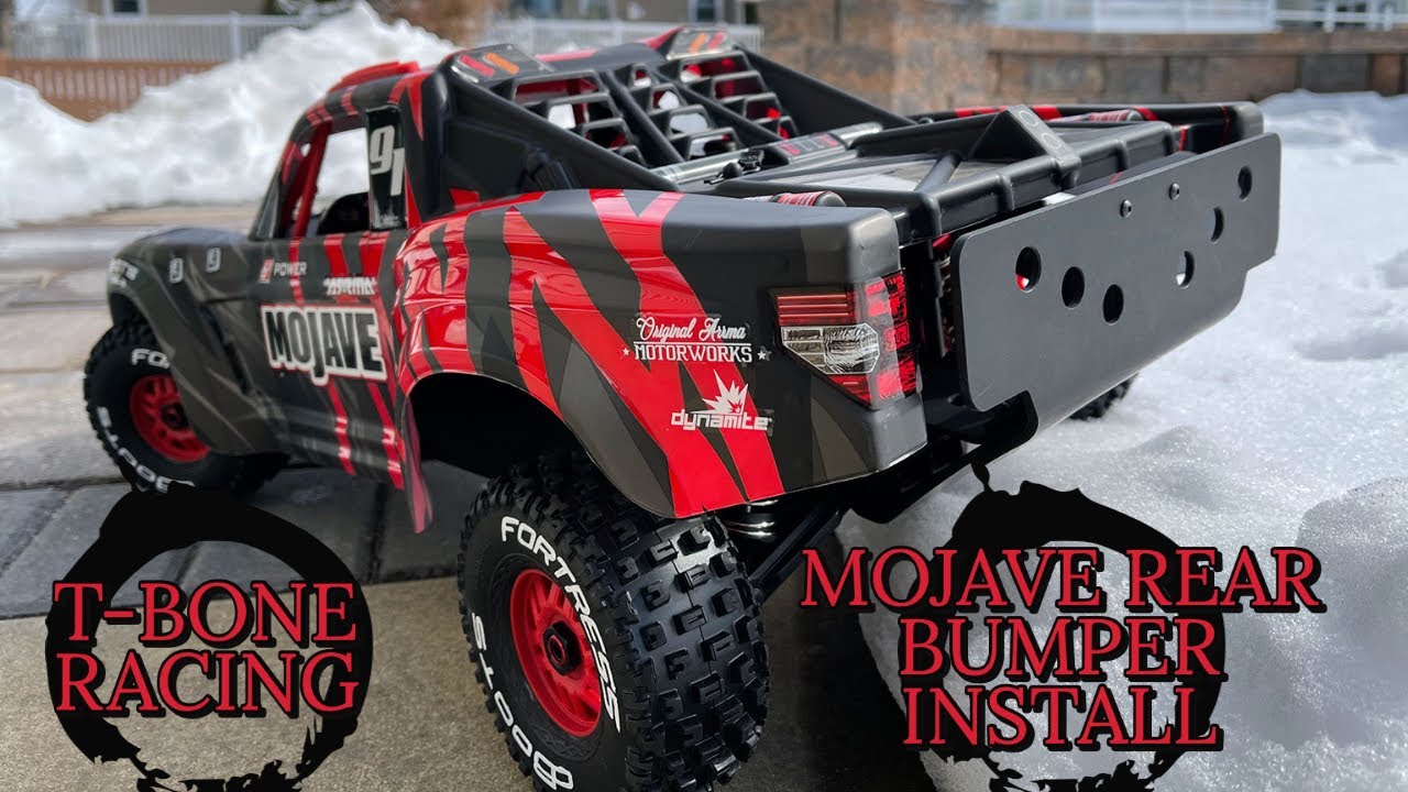 T-Bone Racing, Arrma Mojave 6S Rear Bumper Install