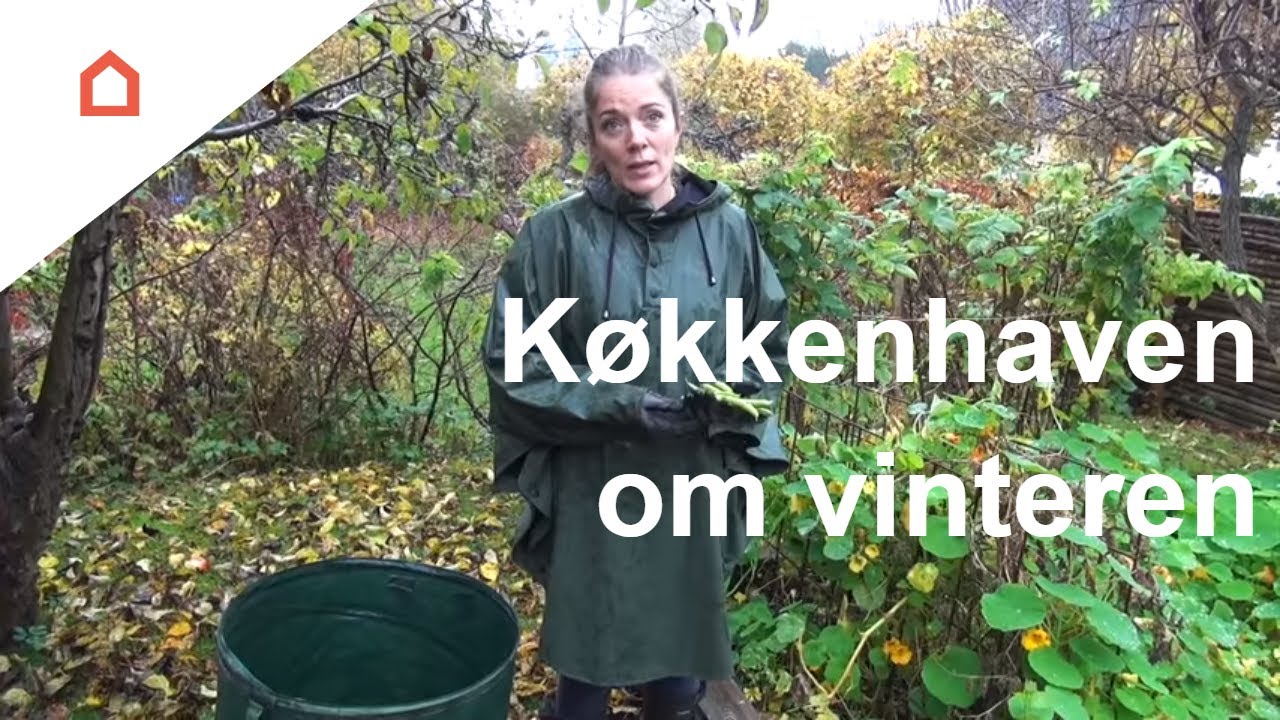 S&aring;dan lukker du k&oslash;kkenhaven ned inden vinteren