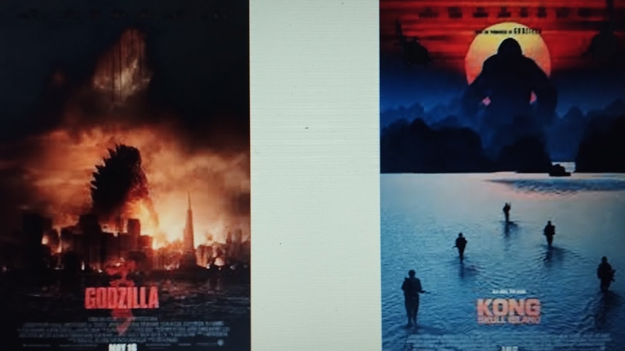 GODZILLA 2014 vs Kong skull island 