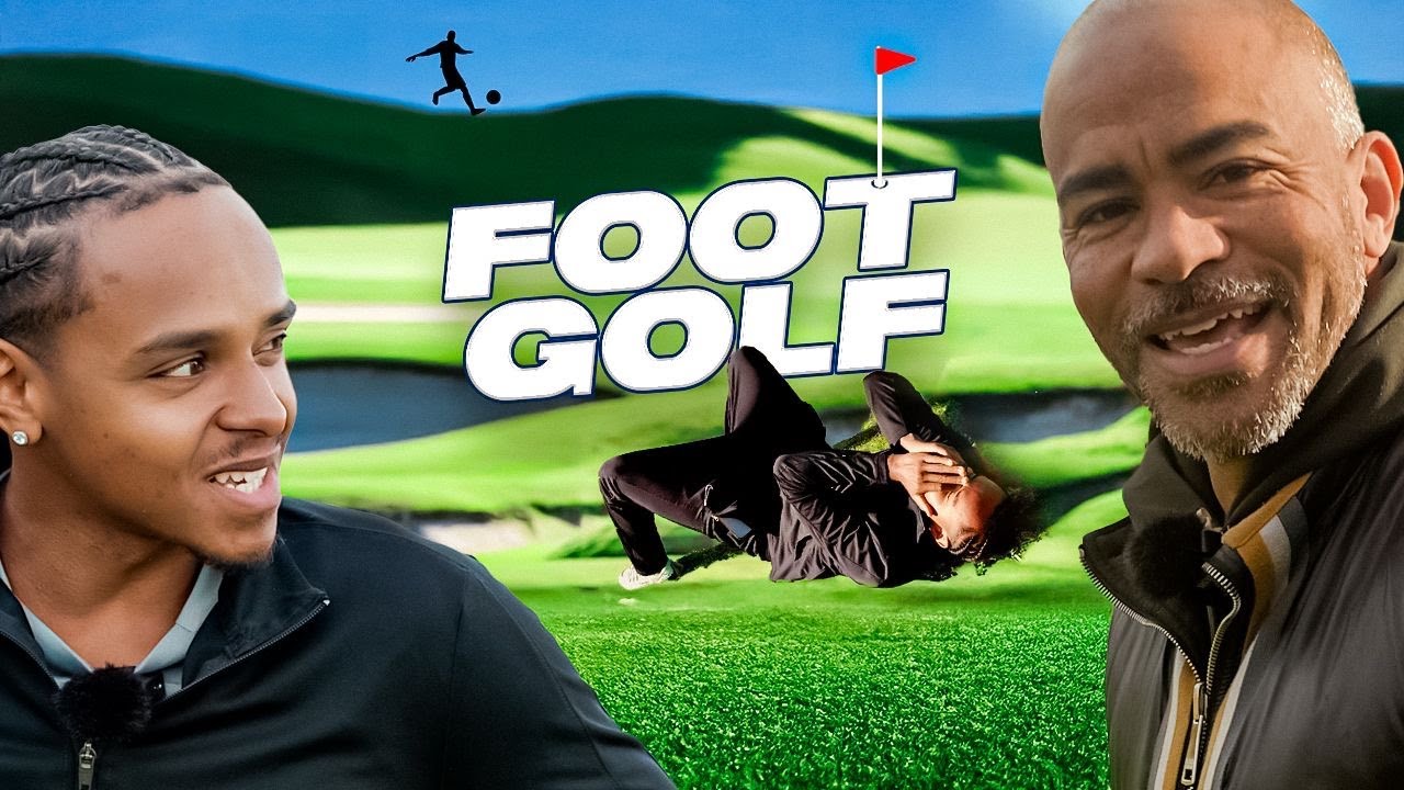 FOOTGOLF VS MY DAD | KIERON DYER