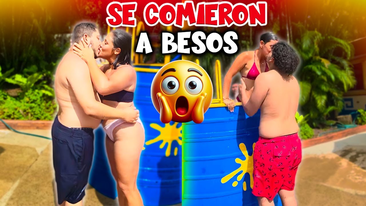 Quién bota a la chica gana un beso 😱🔥 ¡Mira lo que pasó!