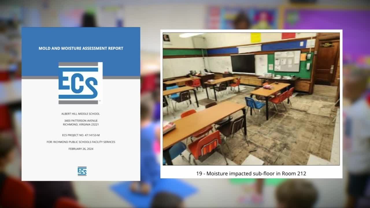 Nearly every Richmond school had visible signs of mold growth, reports reveal
