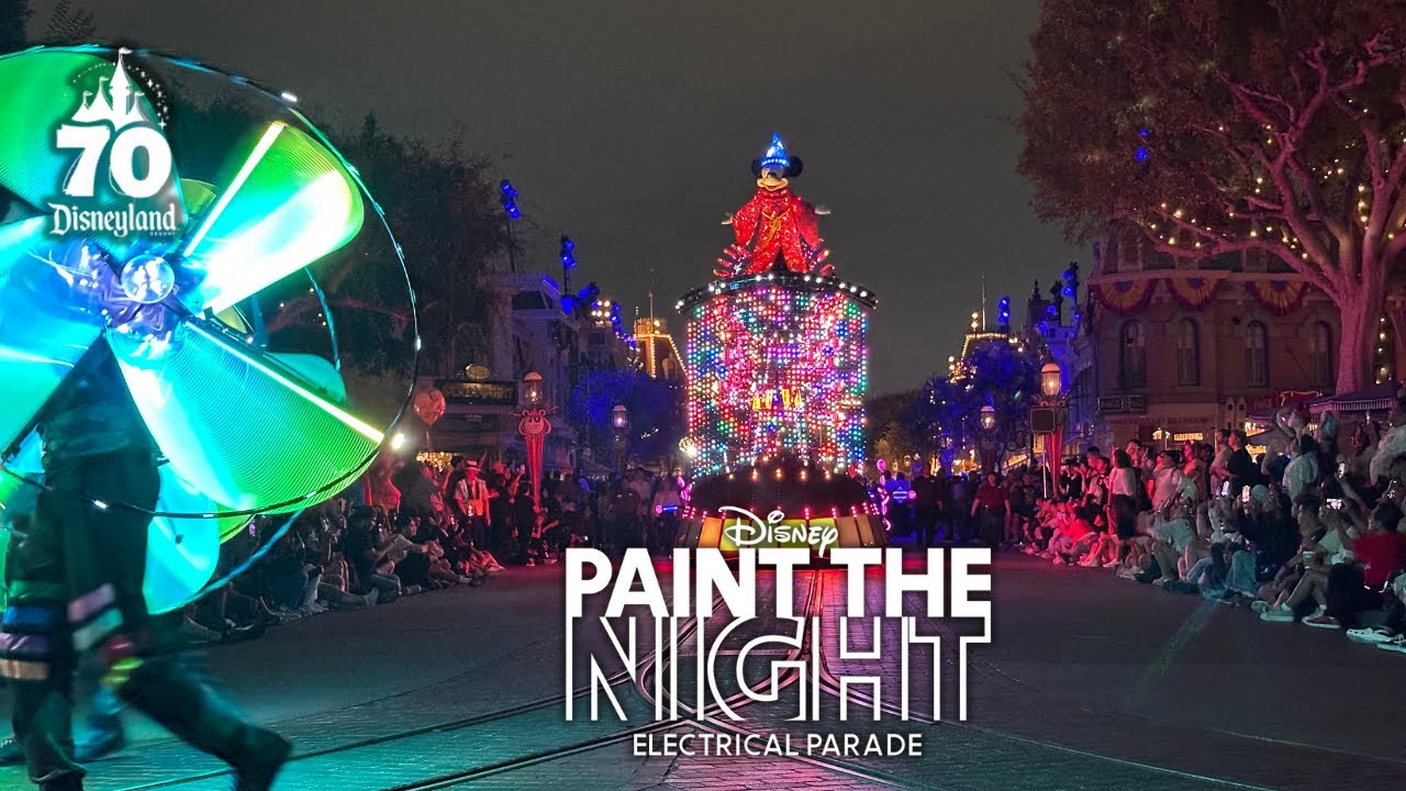 Our LAST PAINT THE NIGHT PARADE During This Trip - July 19, 2025 - Disneyland Resort - #Disneyland70