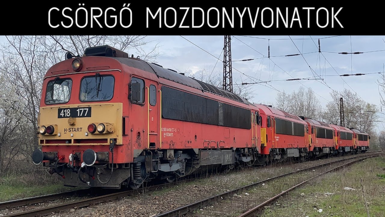 Látványos, M41 Csörgős mozdonyvonatok avagy Csörgőkígyók a vaspályán (4K/UHD)