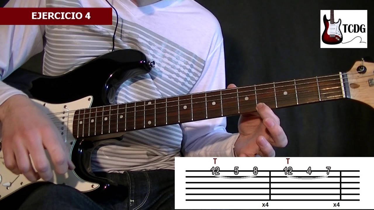 Como Tocar Guitarra El&eacute;ctrica: Tapping (Tutorial Completo) TCDG