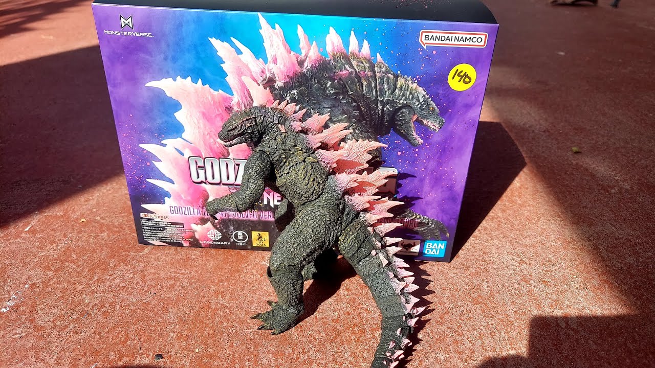 S.H. MonsterArts GxK Godzilla (2024) Evolved Ver. Godzilla X Kong Unboxing y Review